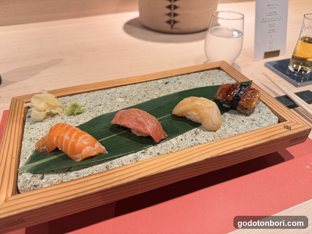 Sushi Platter with Eel and Salmon