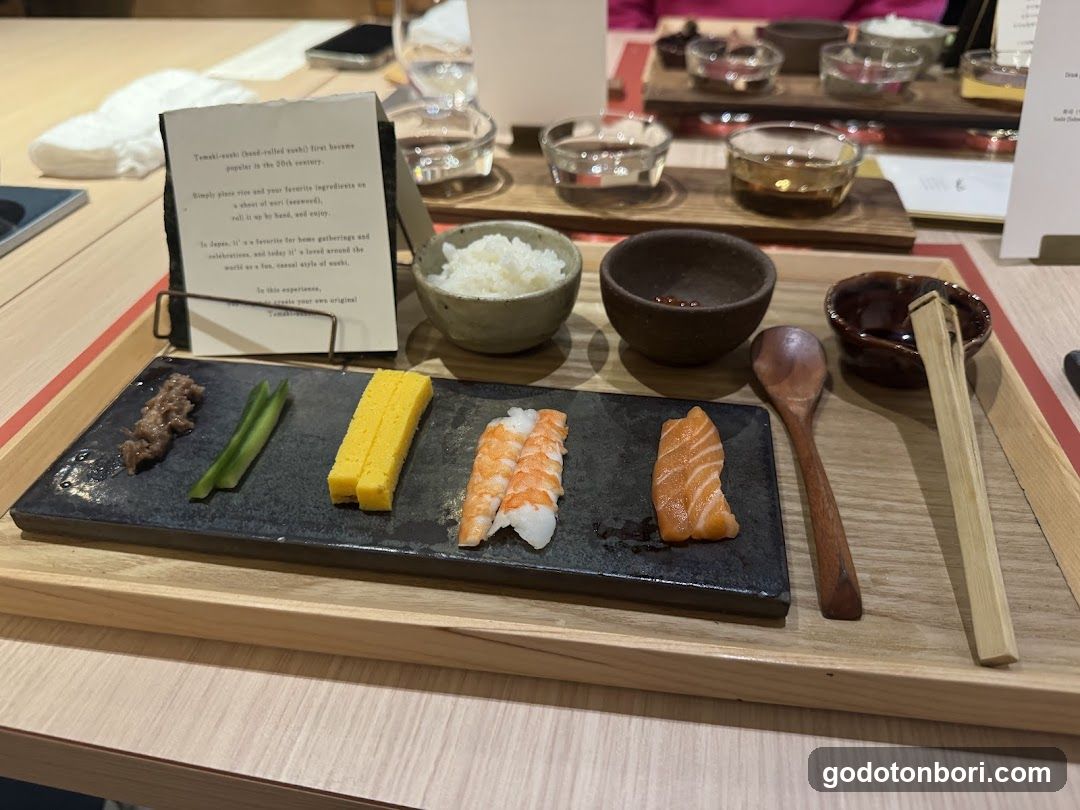 Sushi Platter with Side Dishes