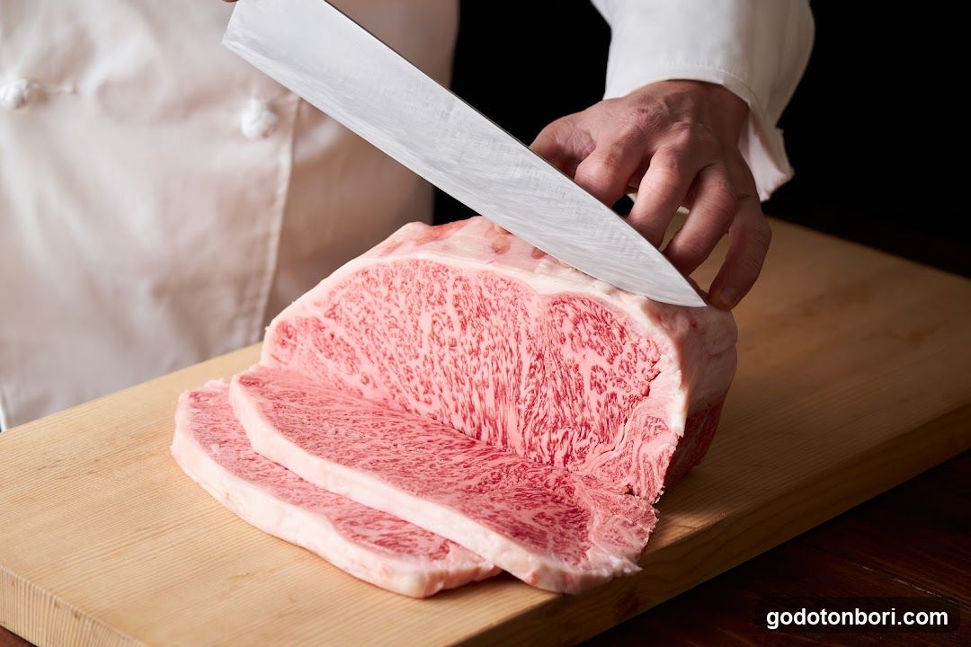 Chef Slicing Wagyu Beef