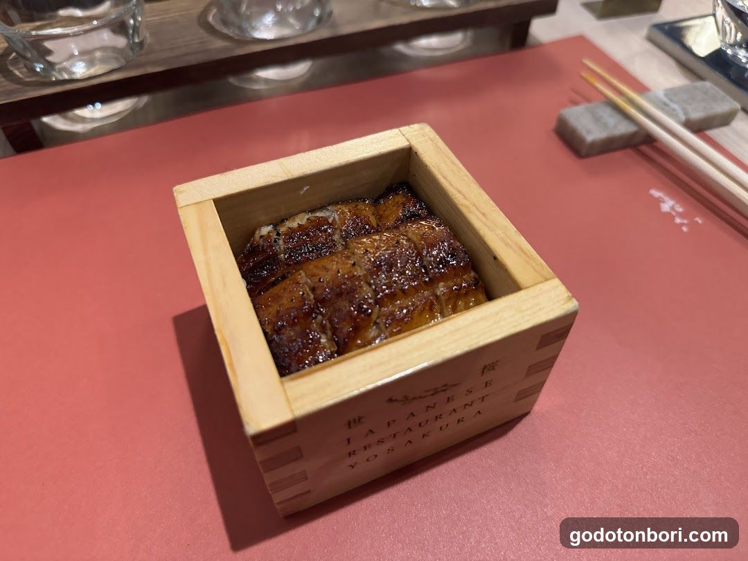Grilled Eel in Wooden Box