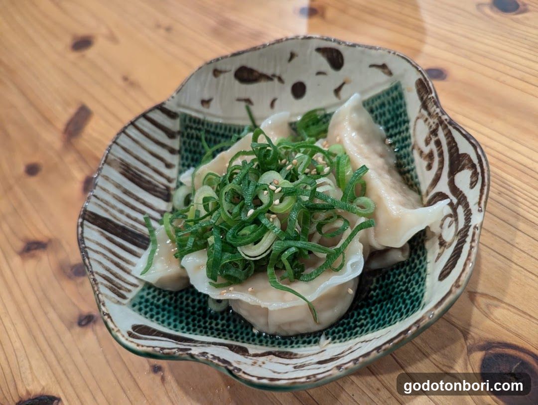 Dumplings with Scallions