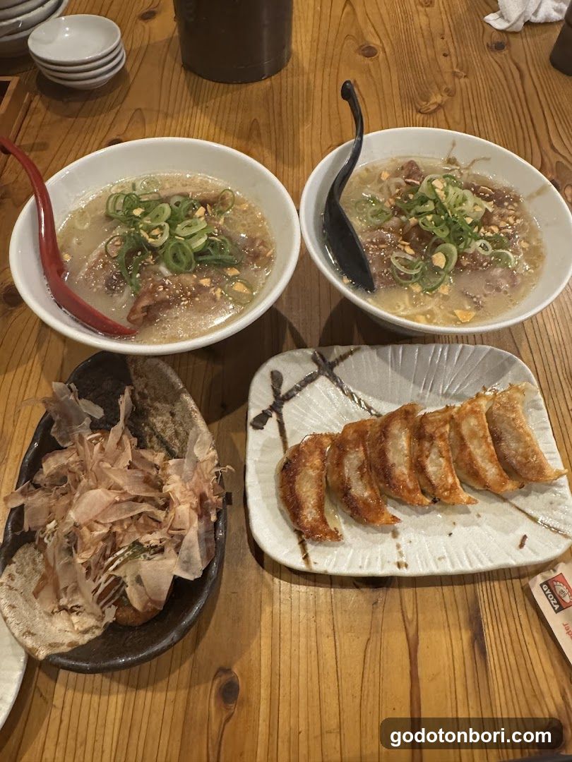 Ramen and Gyoza Meal