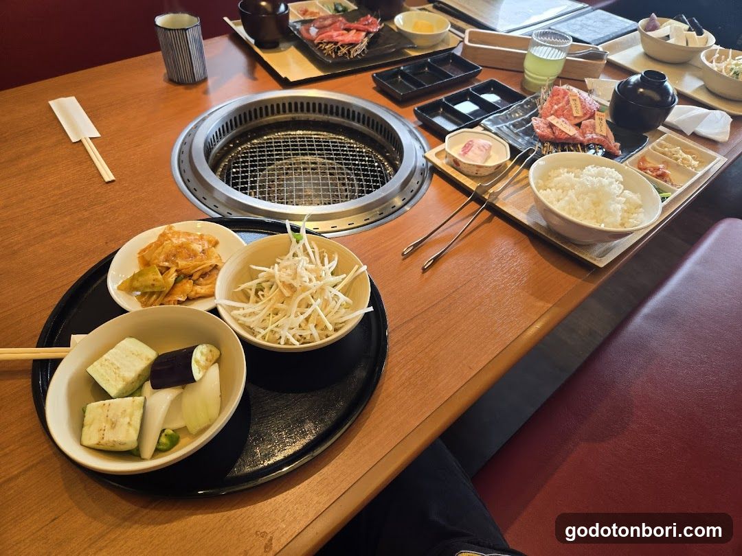 Yakiniku Table Setting