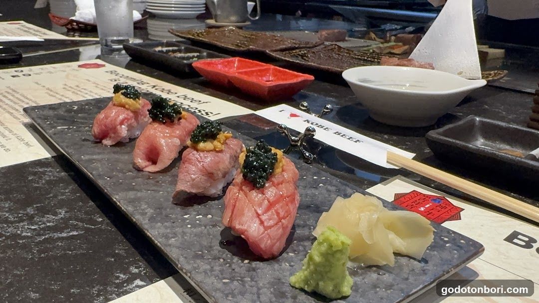 Sushi Platter with Wagyu Beef