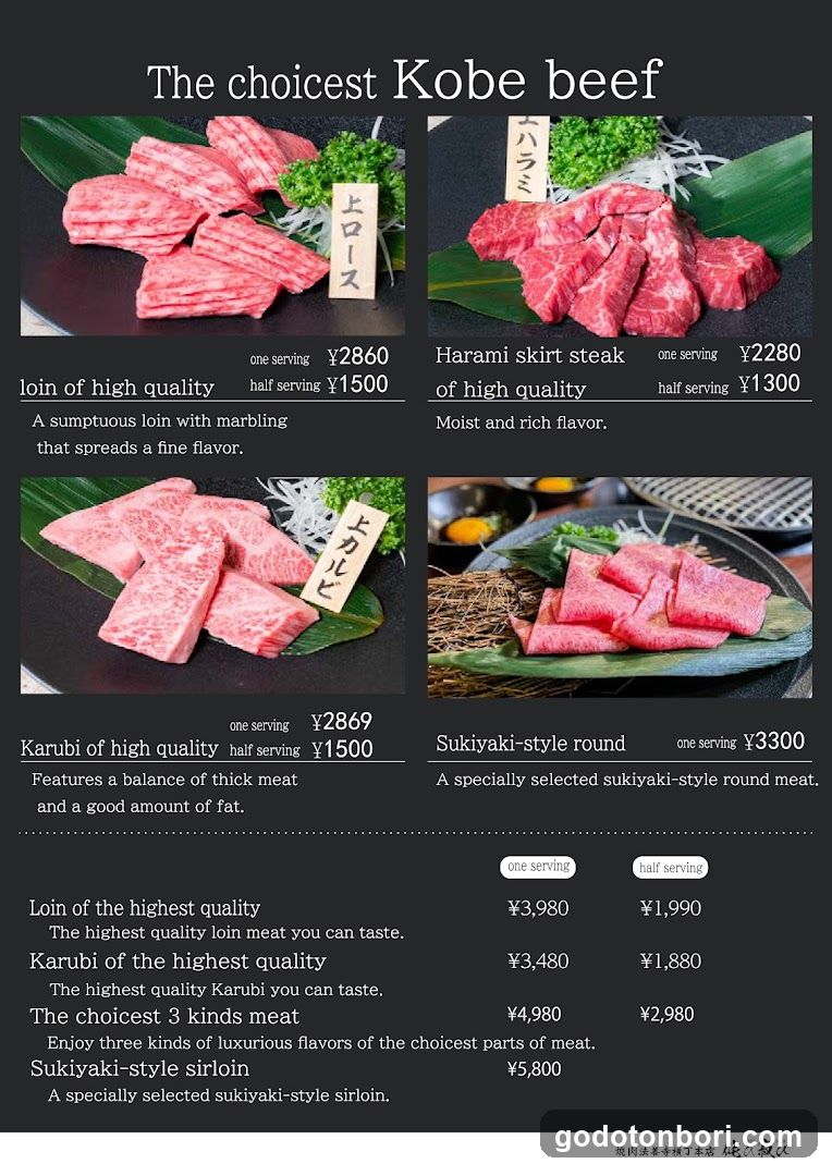 The choicest Kobe beef