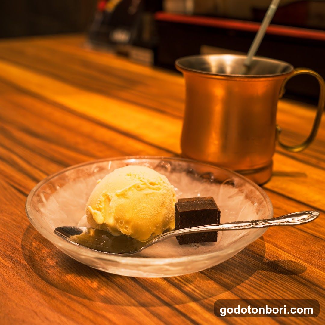 Ice Cream and Chocolate Dessert