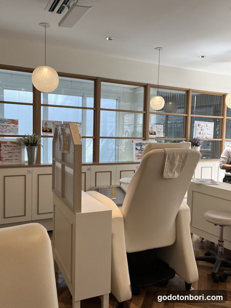 Interior of a spa or wellness center