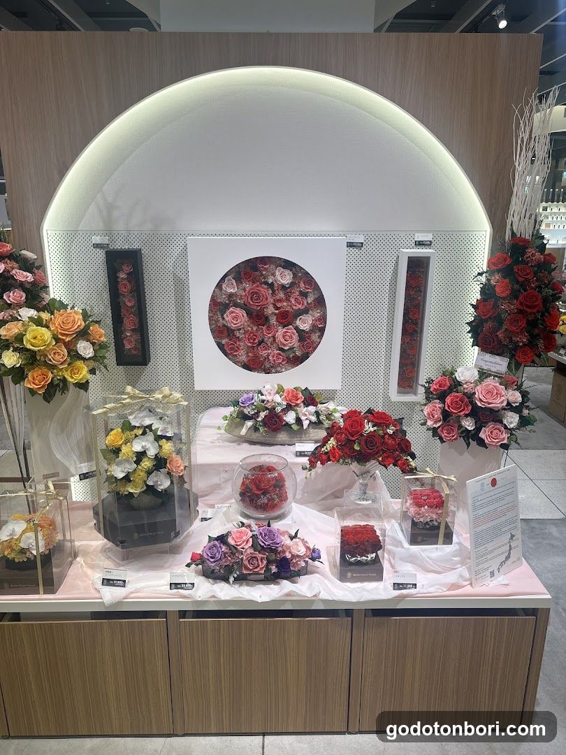 ベル・フルール 大丸心斎橋店(8F)プリザーブドフラワー専門店