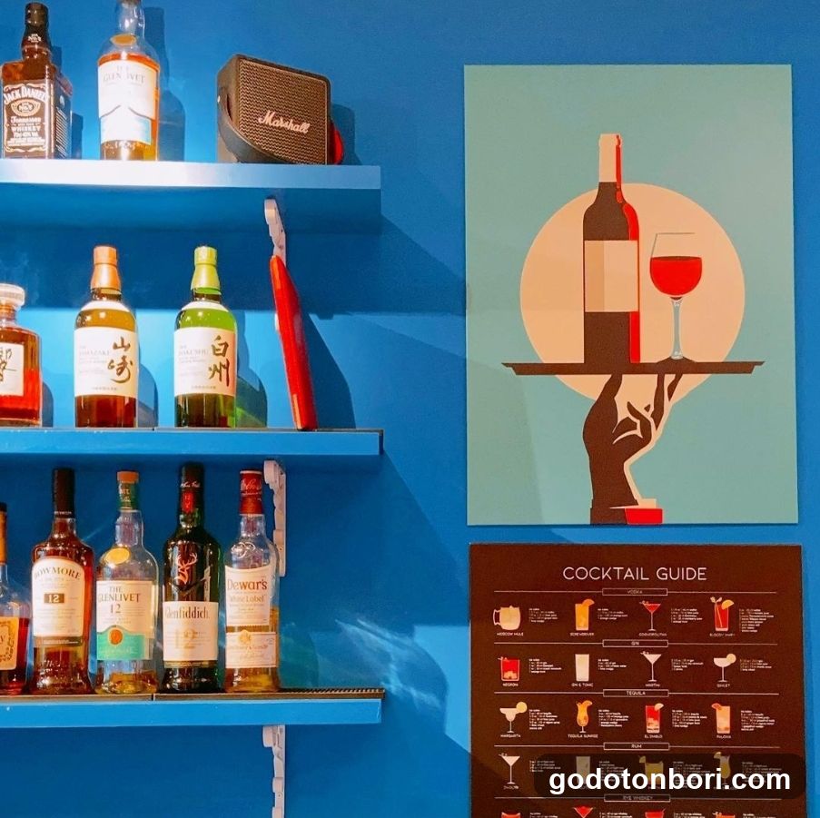 Cocktail Bar Interior Display