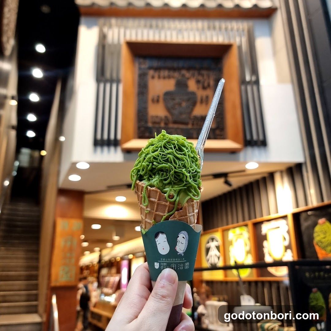 宇治抹茶冰淇淋