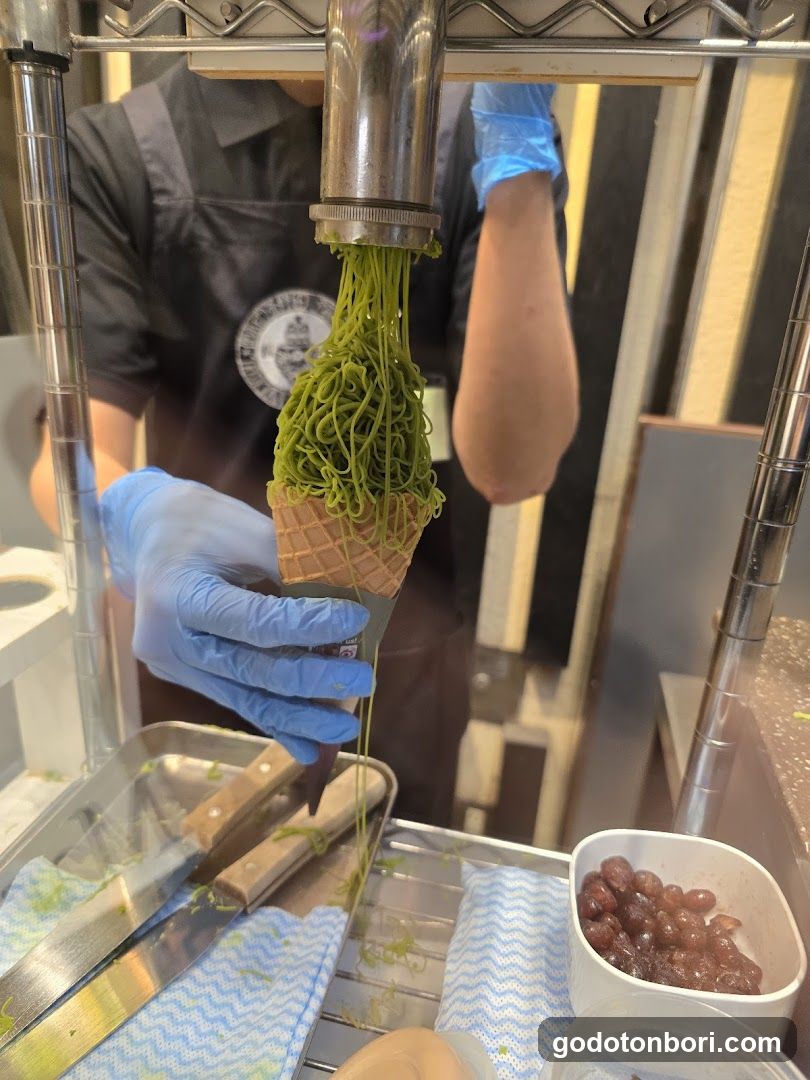 宇治抹茶冰淇淋