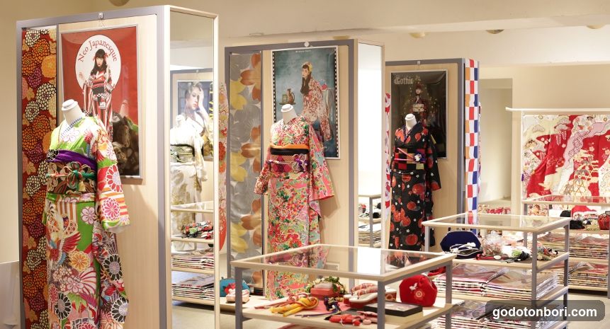 Kimonos and Accessories Display