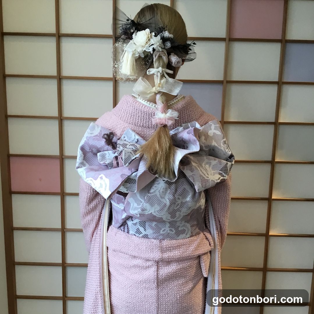 Traditional Japanese Attire Back View