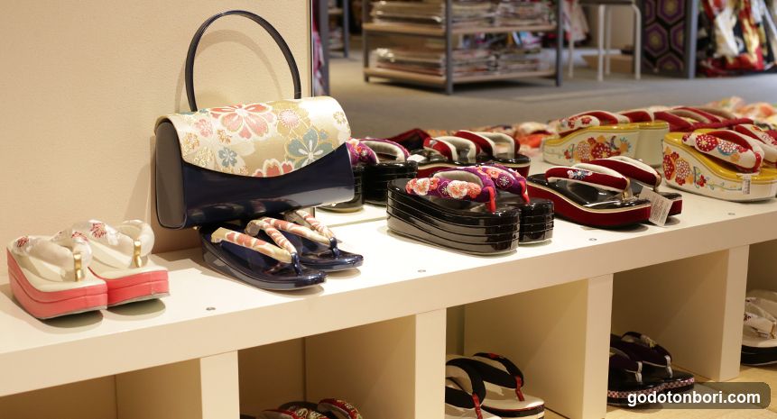 Japanese footwear display