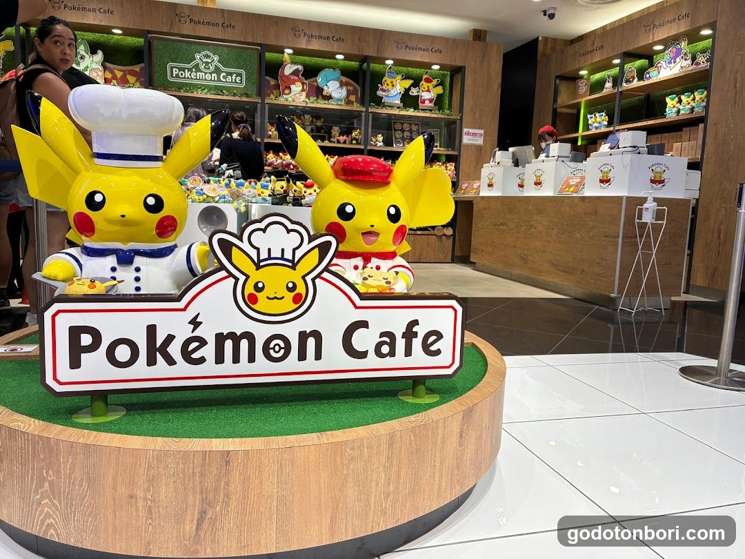Pokemon Cafe Interior Display