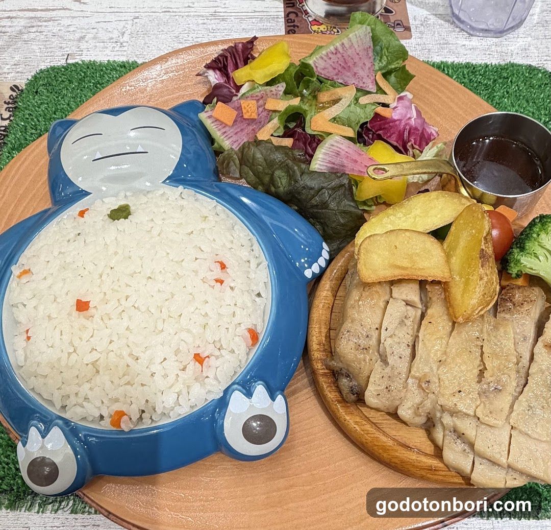 Pokemon Snorlax Rice Bowl Meal