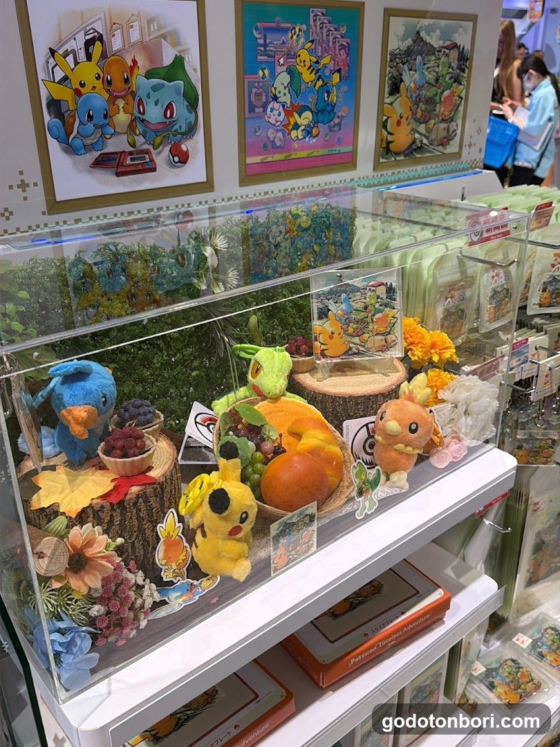 Pokemon Merchandise Display