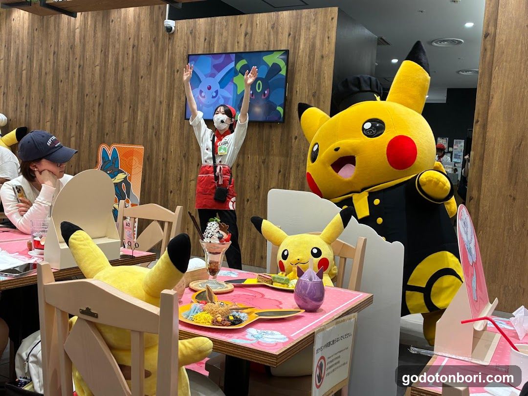Pokemon Cafe Interior Scene