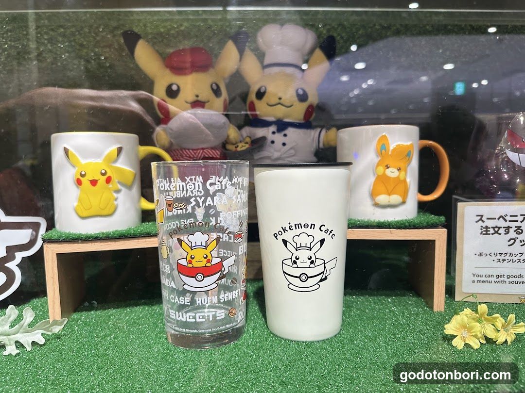 Pokemon Cafe Merchandise Display