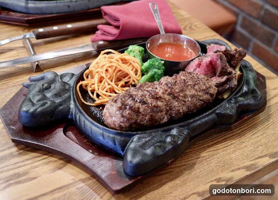 Italian meat Bar del Sole Dotonbori