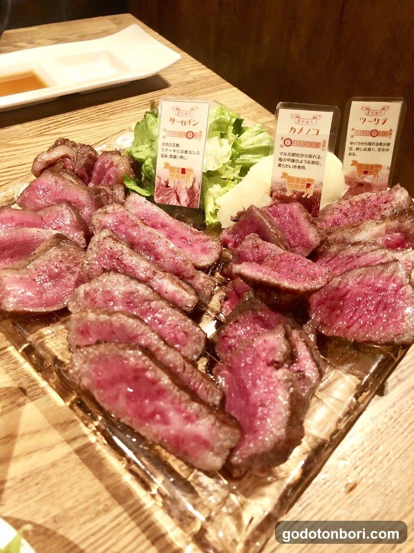 Italian meat Bar del Sole Dotonbori