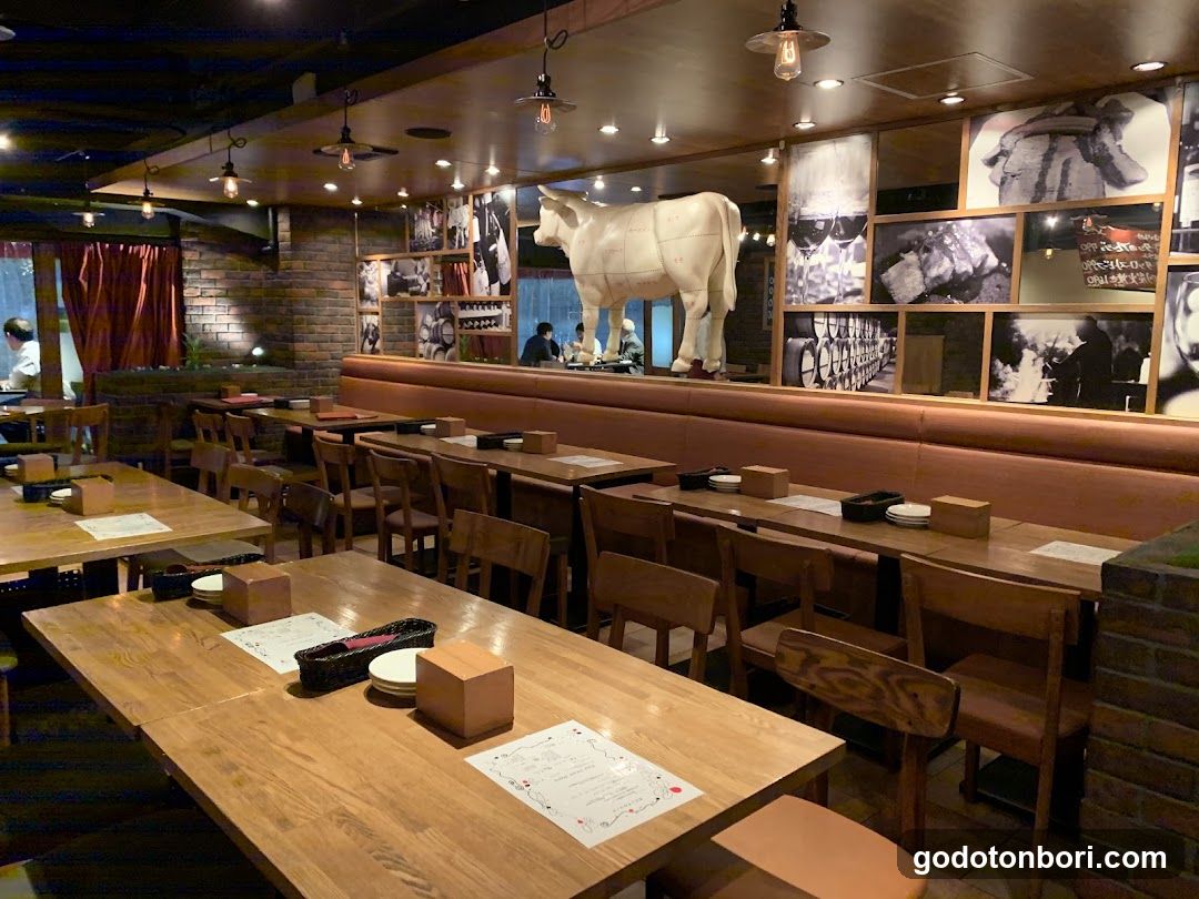 Italian meat Bar del Sole Dotonbori