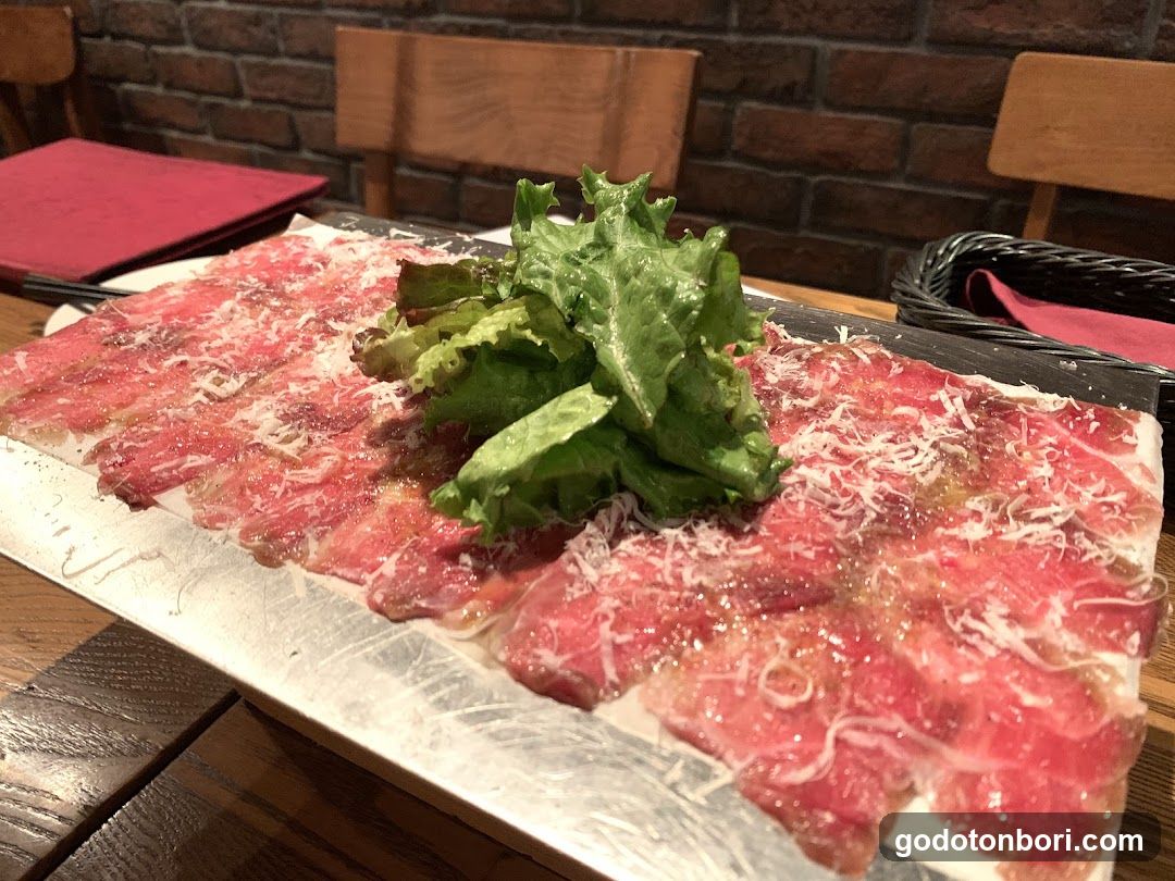 Italian meat Bar del Sole Dotonbori