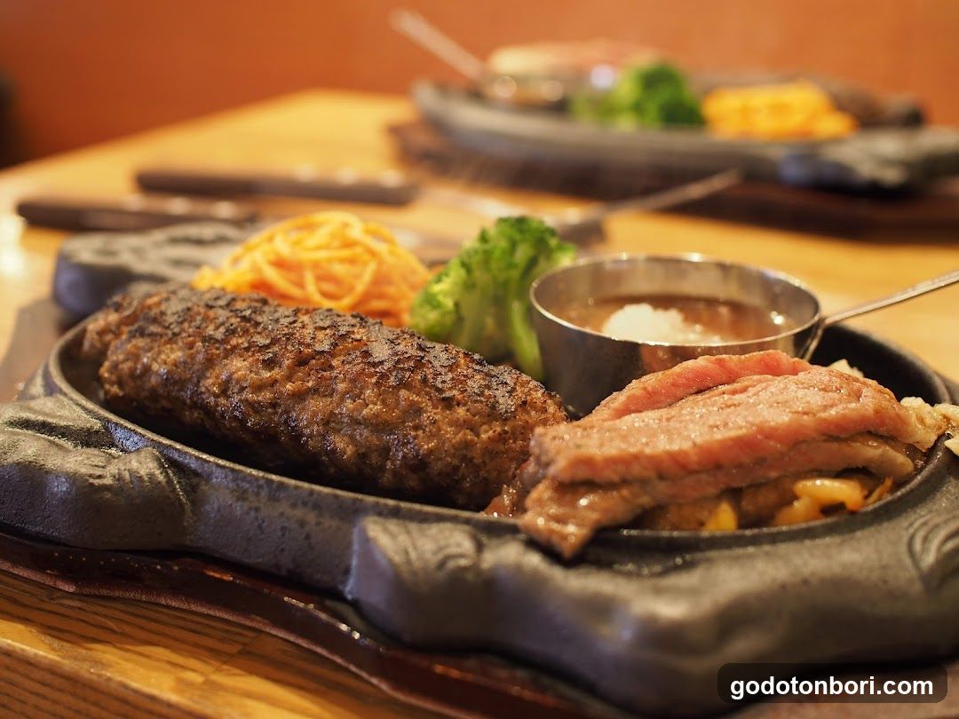 Italian meat Bar del Sole Dotonbori