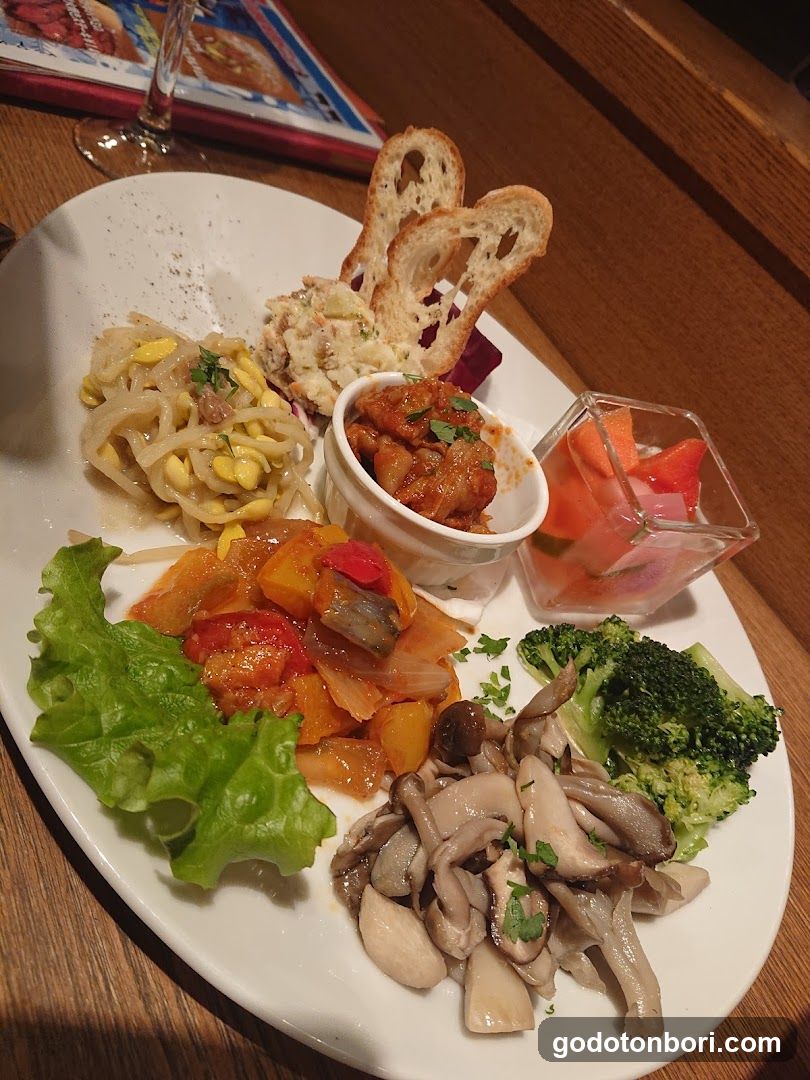 Italian meat Bar del Sole Dotonbori