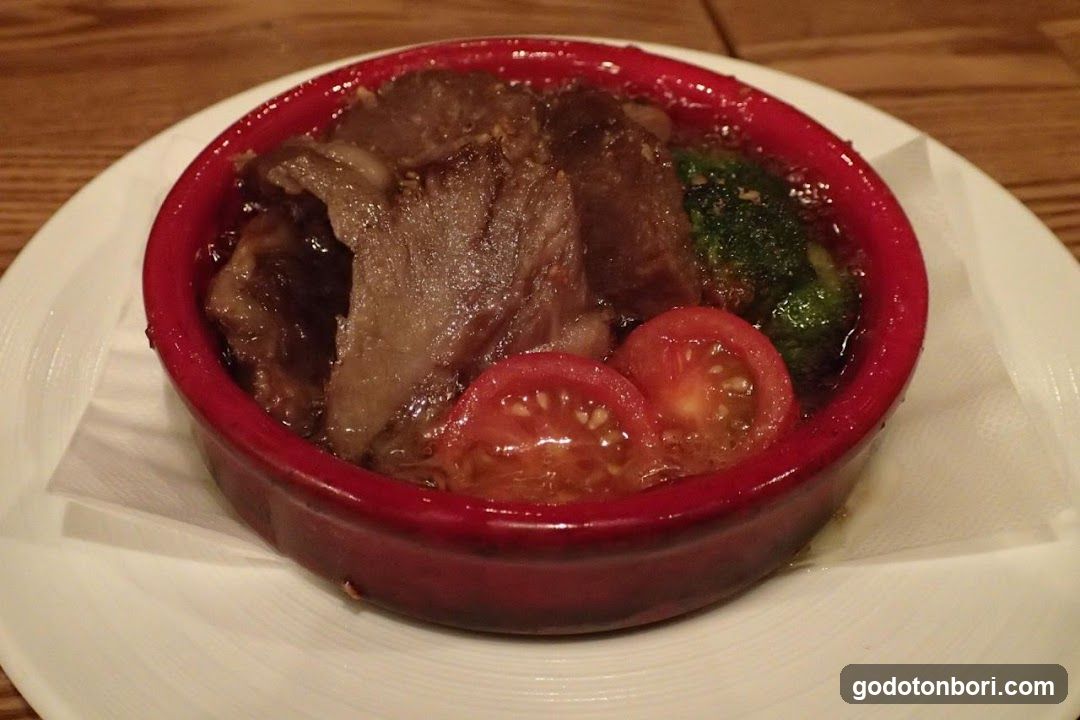 Italian meat Bar del Sole Dotonbori