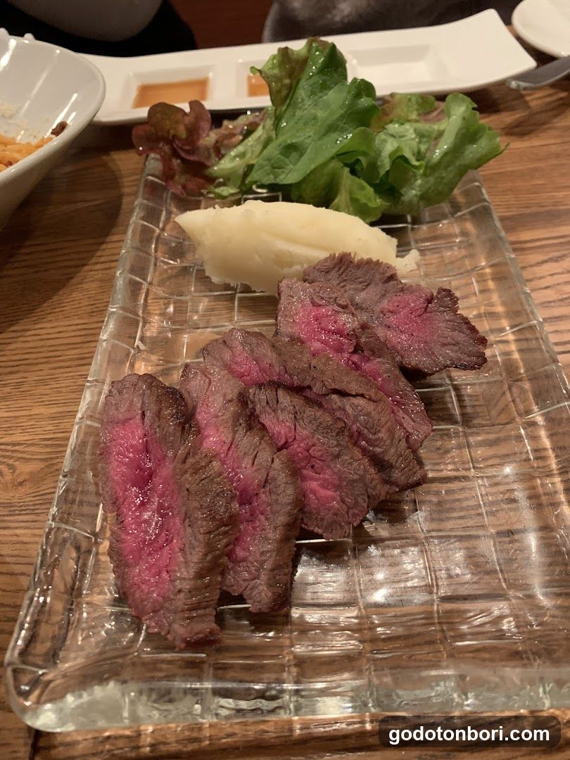 Italian meat Bar del Sole Dotonbori