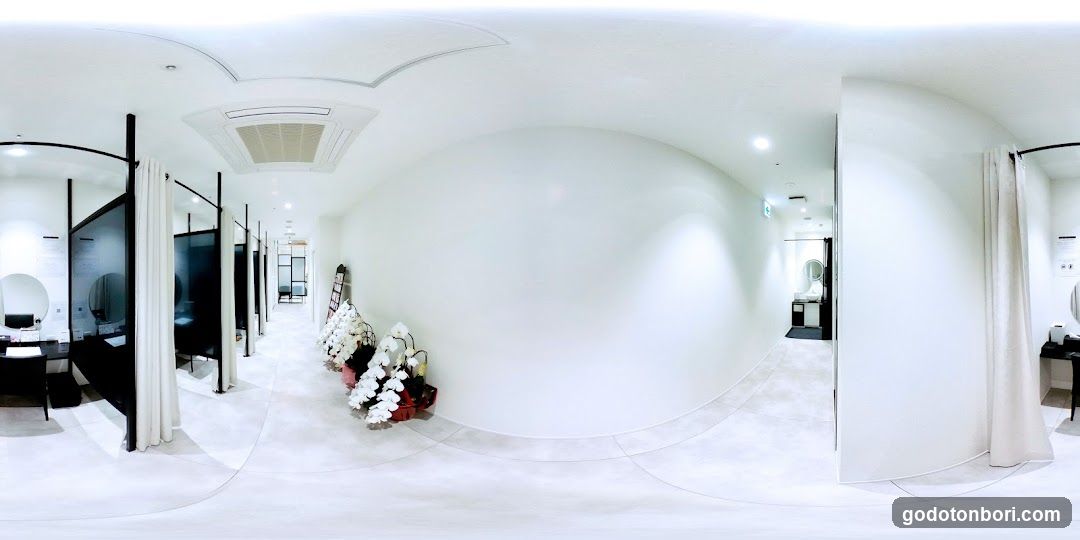 Interior of a minimalist white room