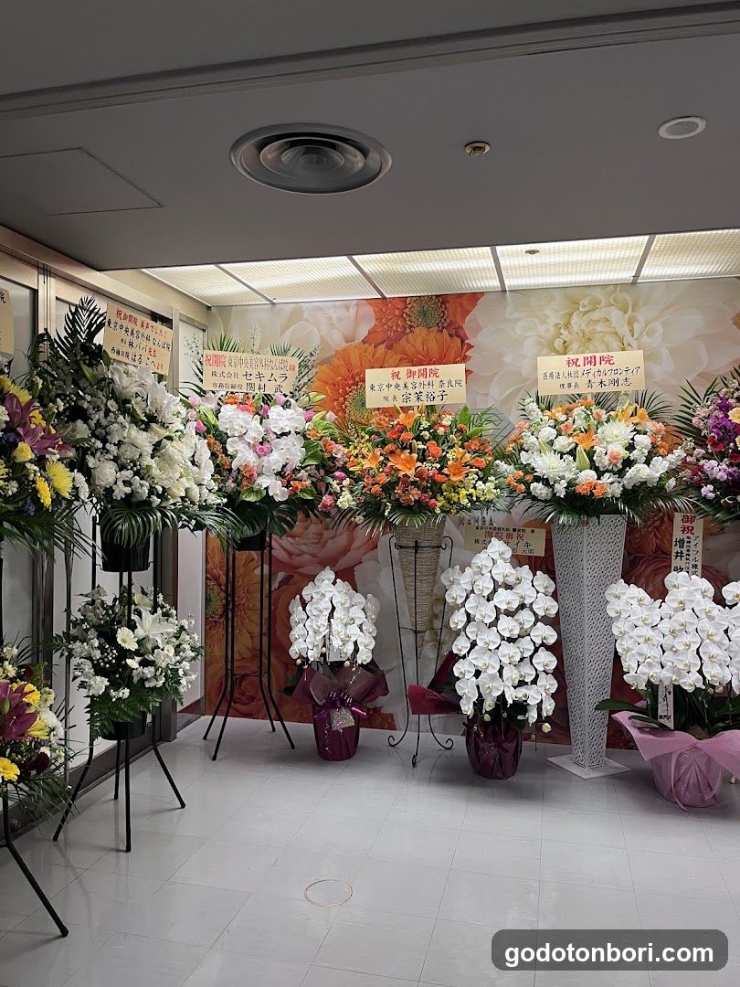 Flower Tributes Display