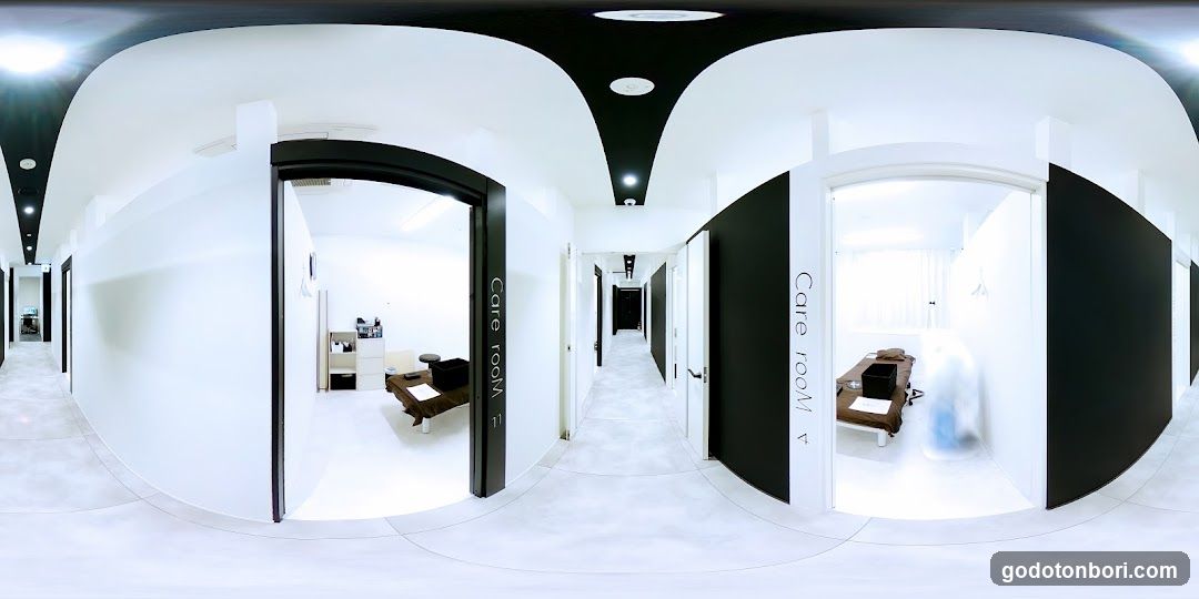 Interior of a modern office or clinic hallway