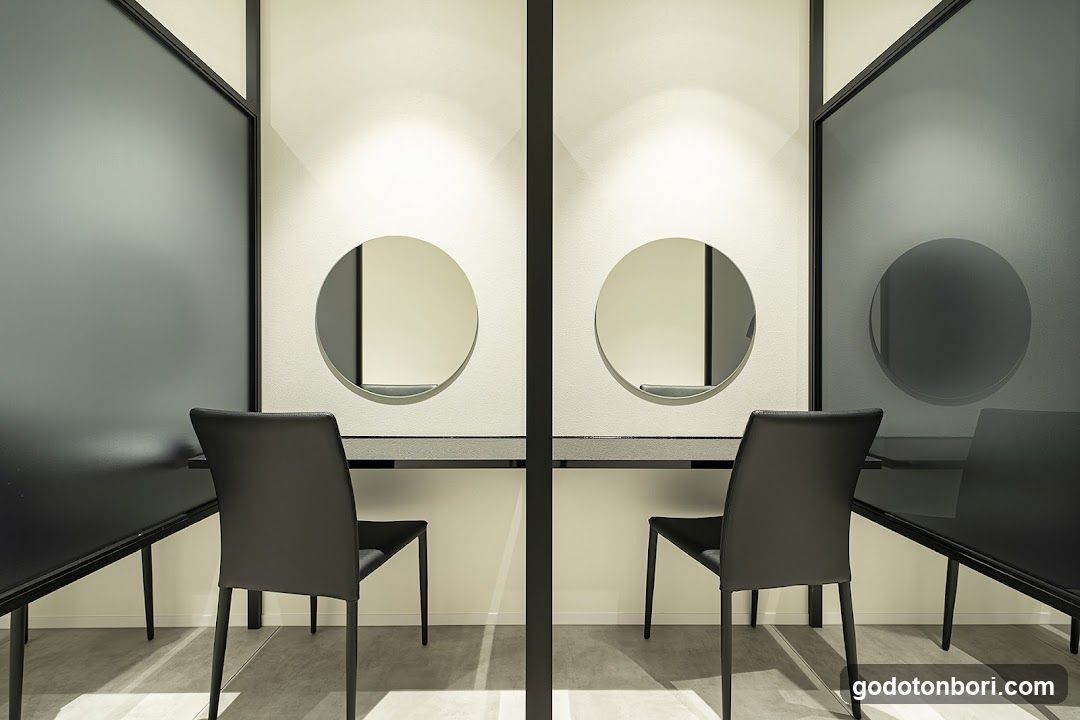 Modern Interior with Mirrors and Chairs