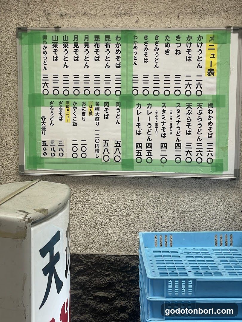 Japanese Menu Board