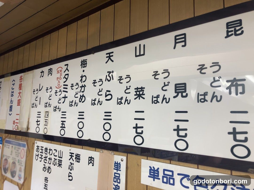 Japanese Menu Board