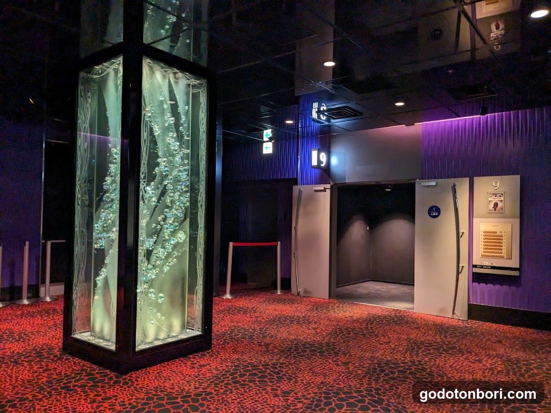 Interior of a cinema or entertainment venue
