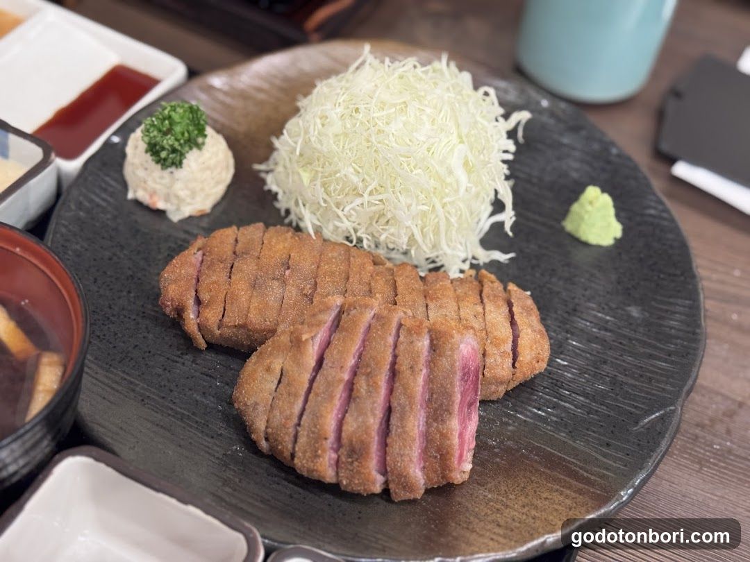 Sliced Katsu with Side Dishes