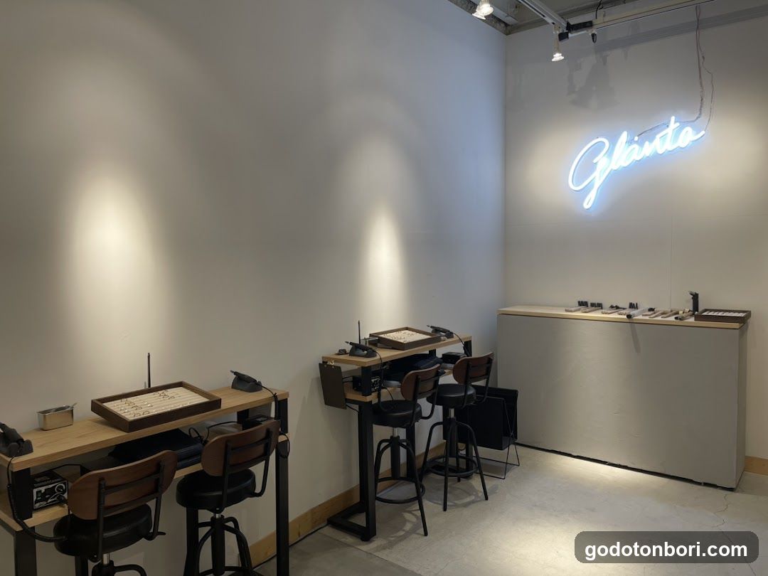 Interior of a modern shop or studio space