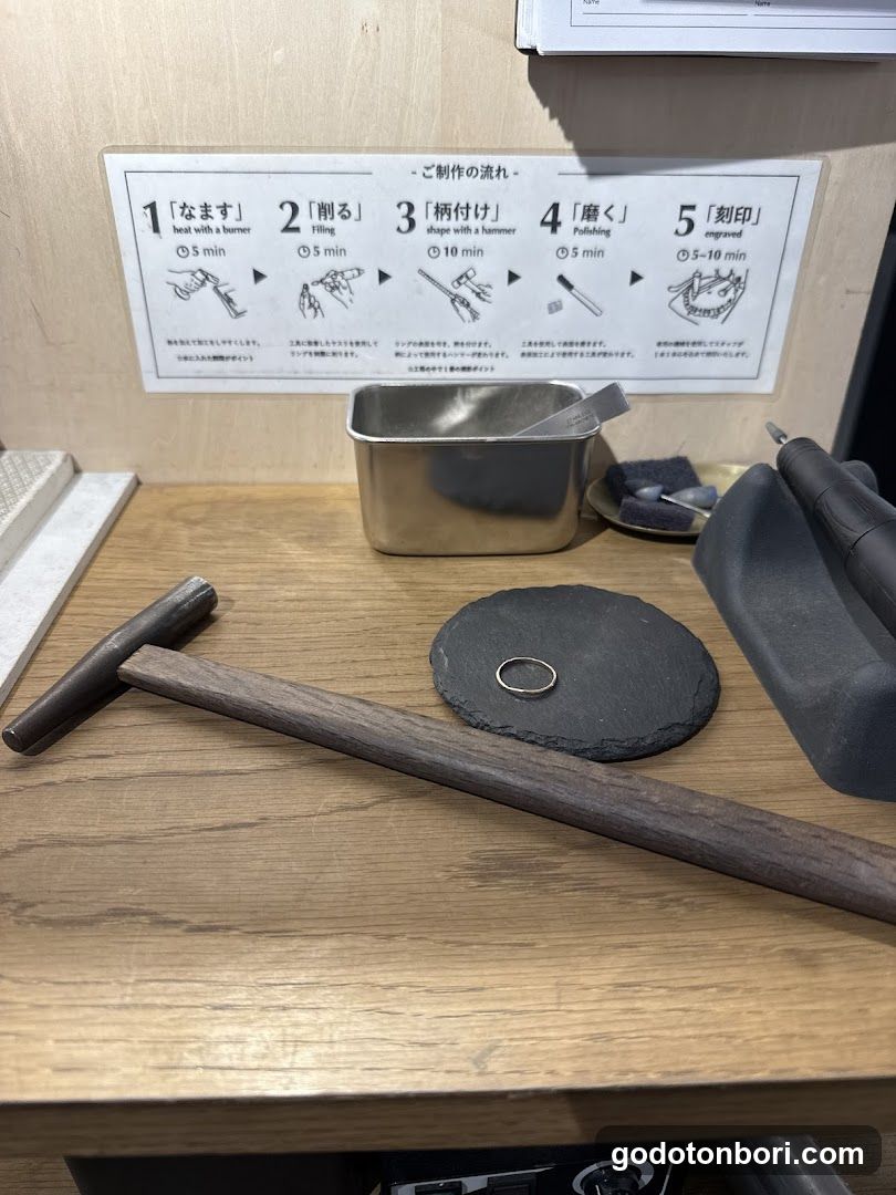 Jewelry Making Workshop Table