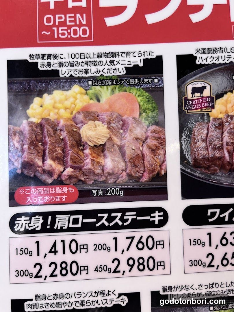 Steak Menu Board