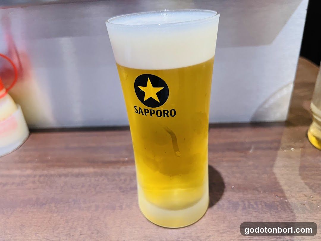 Sapporo Beer Glass