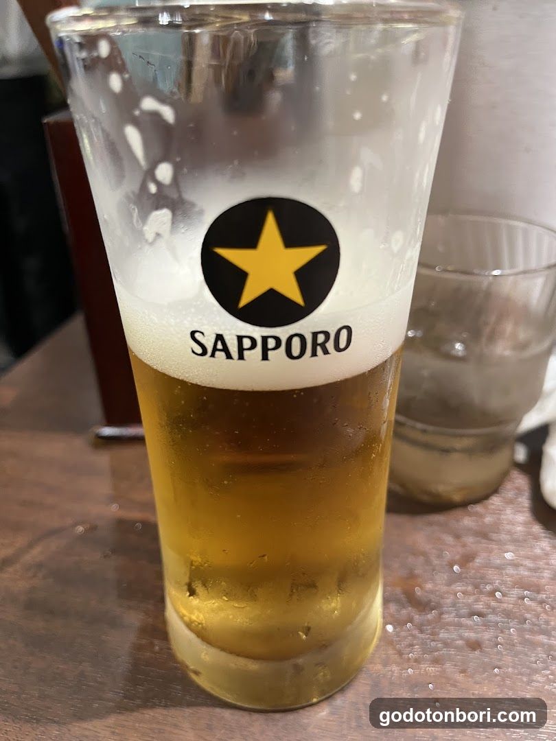 Sapporo Beer Glass