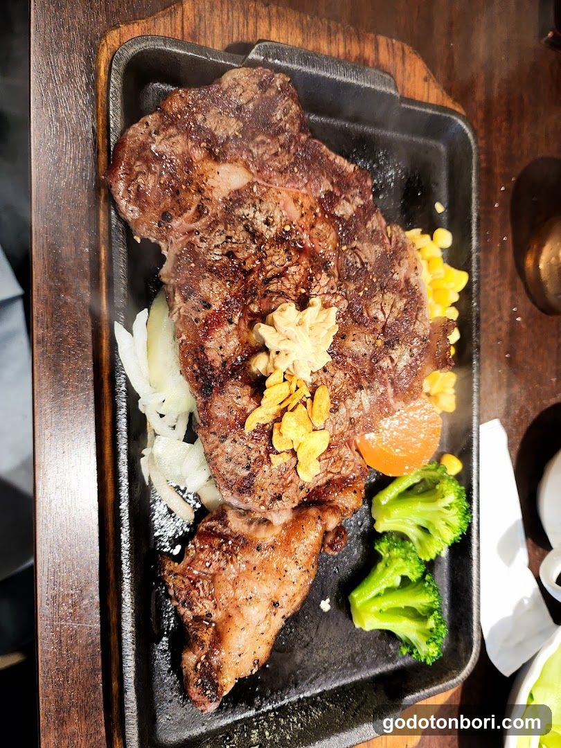 Sizzling Steak with Sides