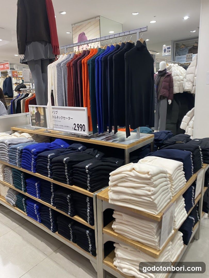 Clothing Store Interior Display