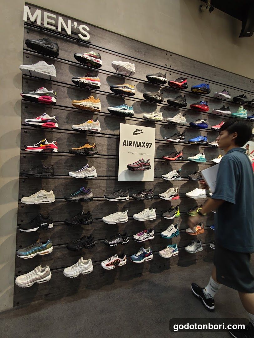 Nike Shoe Display Wall