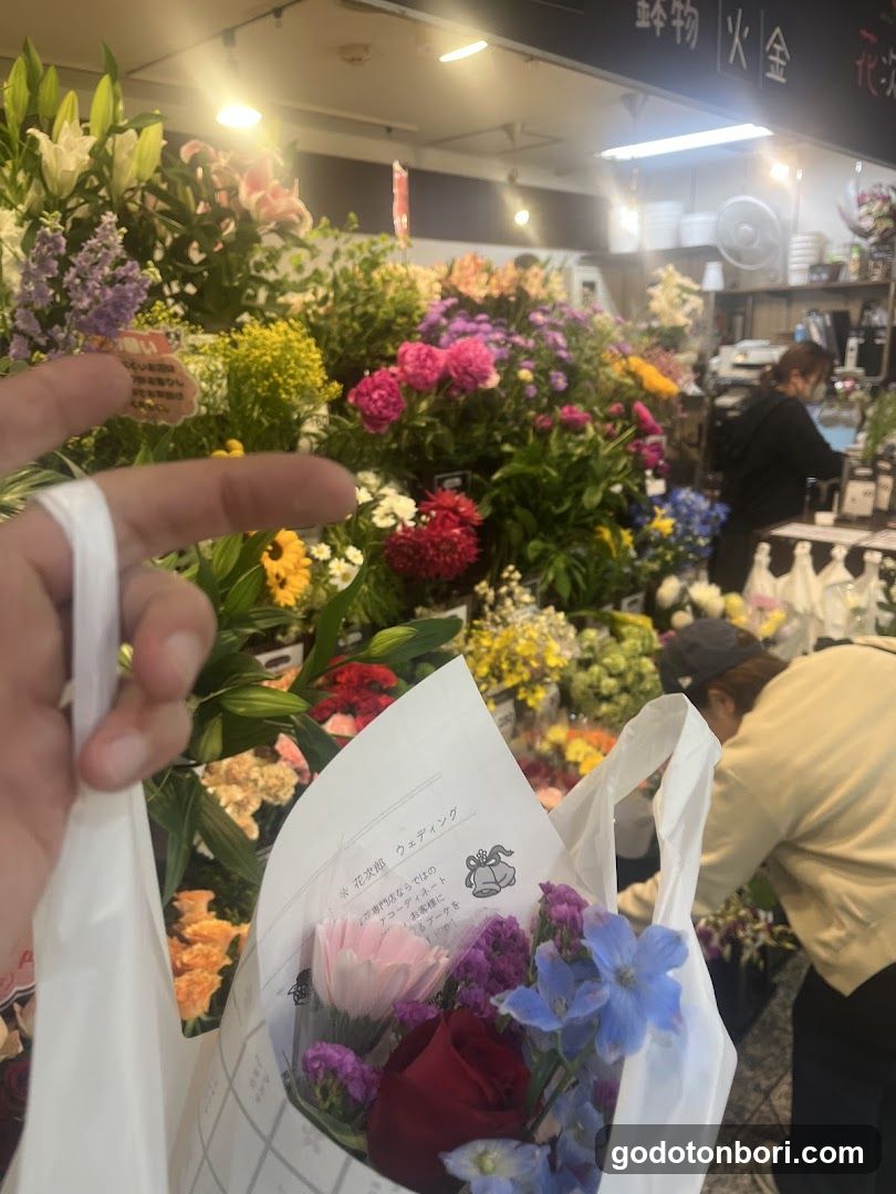 Flower shop Hanajiro Namba Walk