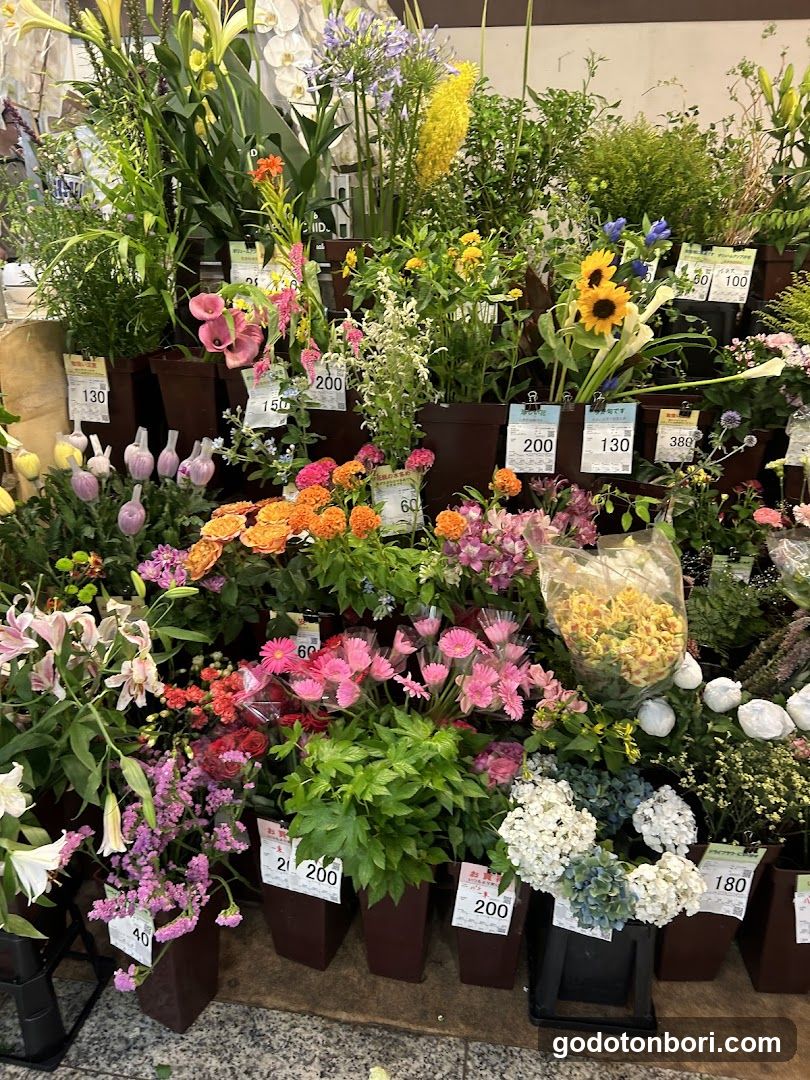 Flower shop Hanajiro Namba Walk