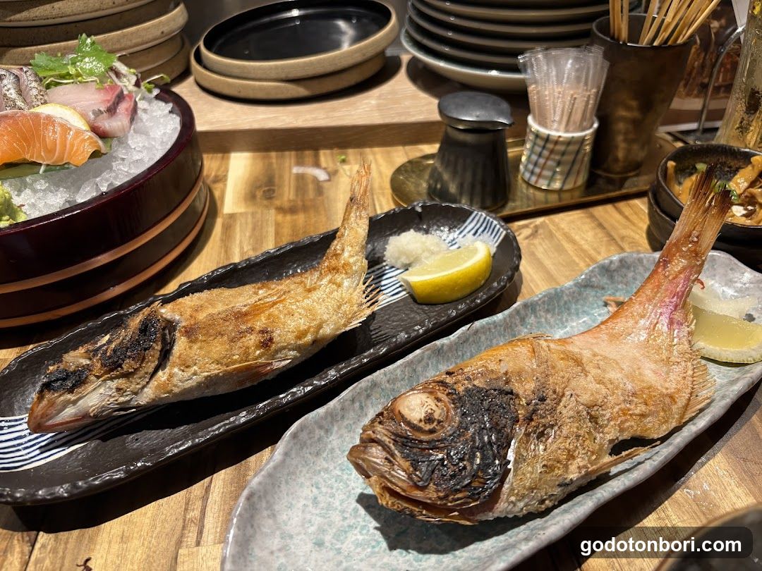 Fried Fish with Lemon and Wasabi